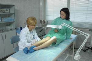 Terapia laser per le vene varicose nelle gambe
